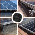 thumbnail image 2 of Studyset 6in*100ft Solar Panel Bird Guard, Critter Guard for Solar Panels, 1/2 Inch PVC Coated Galvanized Wire Mesh Roll Kit with 100pcs Fastener Clips, 100pcs Cable Ties, Cutting Scissors and Glove, 2 of 7