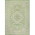 thumbnail image 6 of JONATHAN Y SANTA MONICA 5 x 8 Area Rug, Sinjuri Medallion Textured Weave - Teal Blue/Gray, SMB101C-5, 6 of 8