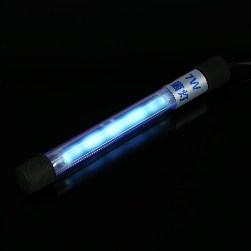 7W UV Light Sterilization Lamp Submersible Ultraviolet Sterilizer Water