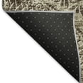 thumbnail image 3 of Addison Rugs Mayfield Washable Transitional Medallion Brown Rectangle Rug, 3' x 5', 3 of 6