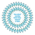 thumbnail image 4 of Uxcell Marquise Gems, 40 Pcs 15x7mm Acrílico Rhinestones Plano Espalda Navette Ojo de Caballo Cristales, AB Azul Lago, 4 of 7