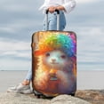 thumbnail image 5 of Salouo Rainbow Lamb Breakfast Pattern Travel Dust-proof Suitcase Cover, Softside Suitcase Protector Luggage Cover Protector for 18-32inch ,Not Included Suitcase, 5 of 8