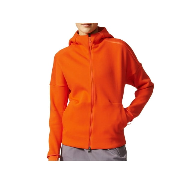Adidas Adidas Women Athletic Wear Zne Hoodie In Orange B 2xl Walmart Com Walmart Com