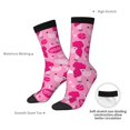 thumbnail image 4 of Logiee Poodle Dog Print Adult Socks for Men & Women,Calf Socks, Ankle Socks,Boots Socks,Breathable Casual Sock,Unisex Crew Socks, 4 of 6