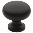thumbnail image 4 of Baldwin 4704.050.BIN Classic Satin Brass and Black 1 in. Round Cabinet Knob, 4 of 5