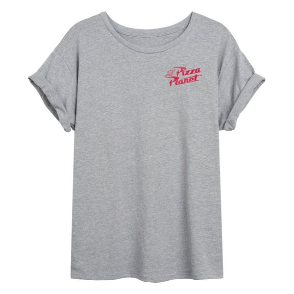Toy Story 4 - Pizza Planet Food Order - Womens Oversized Graphic T-Shirt