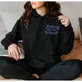 thumbnail image 2 of BRIGHTER DAYS ARE AHEAD Graphic Unisex Fleece Hooded Sweatshirt, 2 of 10
