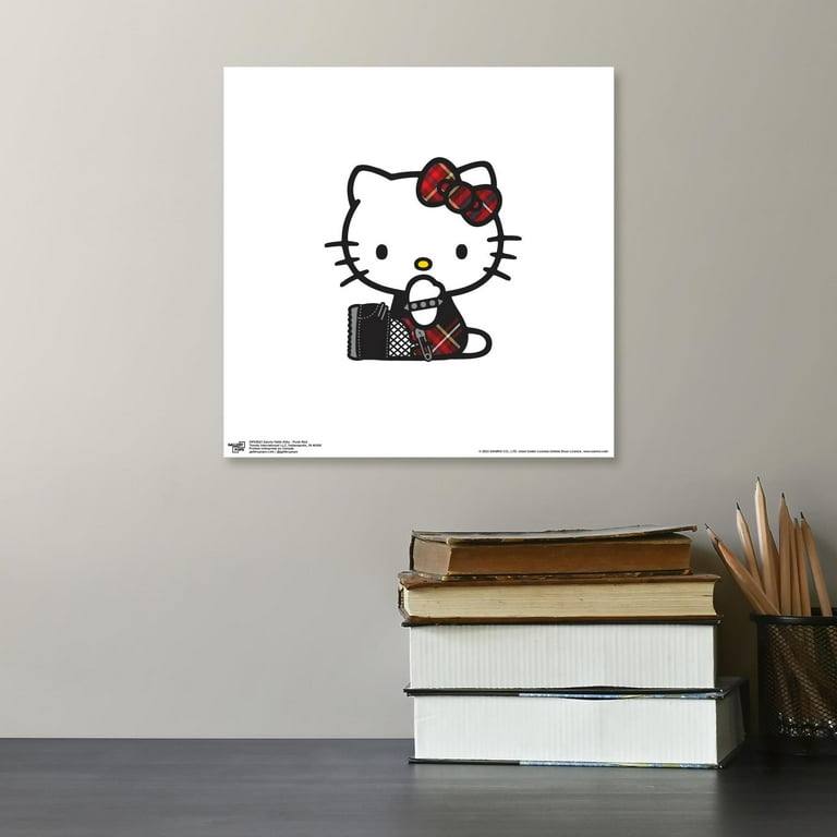 Gallery Pops Sanrio Hello Kitty - Punk Red Wall Art