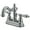 Polished Chrome, variant on Kingston Brass KB1602ALB 4 in. Centerset Bathroom Faucet, Polished Brass