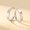 White, variant on Korean Version Of Love Heart-shaped English Letters Love Men And Women Pair Ring Ring