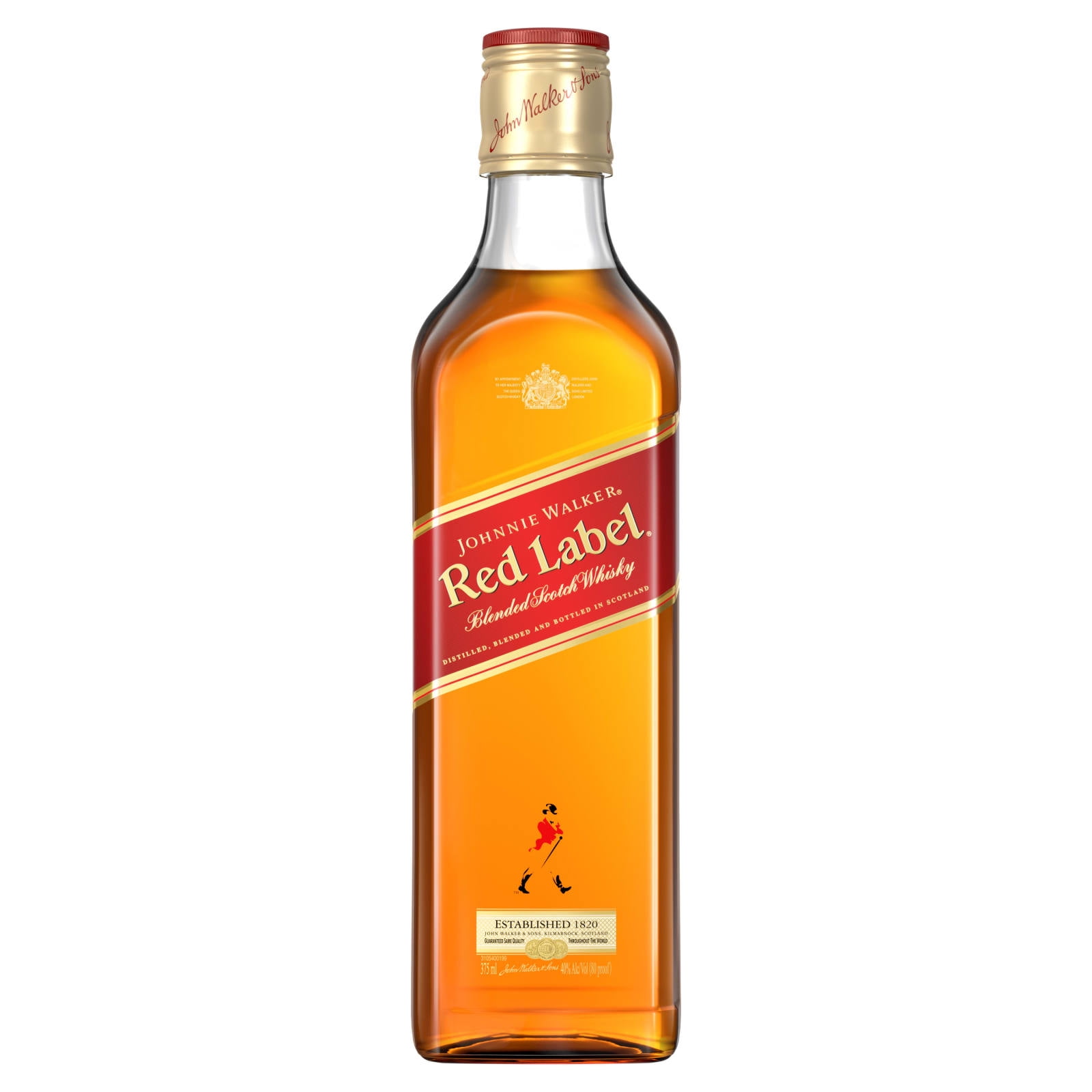 Proof) Johnnie Whisky, Walker (80 Label Red ml Scotch Blended 375