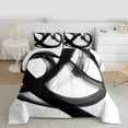 thumbnail image 2 of Castle Fairy Vintage Oil Painting Twin Comforter Sets,Abstract Mid Century Bedding Set, 2 of 8