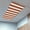 Burnt Orange, variant on Pink Striped Fluorescent Light Covers, Modern Farmhouse Pink White Stripes Magnetic Light Covers for Ceiling Lights, Fluorescent Ceiling Shade Filters for Classroom Bedroom Office 4x2Ft x 1PCS