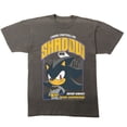 thumbnail image 6 of DC x Sega Shadow As Batman Men's Heather Gray Short Sleeve Tee-XXL, 6 of 7