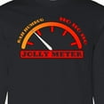 thumbnail image 4 of Inktastic Christmas Jolly Meter Bah Humbug Long Sleeve T-Shirt, 4 of 5