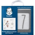 thumbnail image 2 of Gerber Baby Boy Milestone Blanket & Frame Set, 2-Piece, 2 of 4