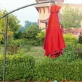 thumbnail image 3 of Patio Umbrella Canopy Garden Parasol Cover Durable Top Cover for 2m 6 Rib Red, 3 of 8