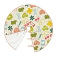thumbnail image 3 of Kll Medical Icons Christmas Tree Skirt 36",Party Decorations Farmhouse For Christmas Decorations Holiday Party, 3 of 8