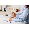 thumbnail image 4 of FYBTOF Mini Highlighter Nurse Pen Set for Badge Christmas Nurse Gifts Include 2 Nursing Keychain Clip,2 Tip Highlighter, 2 Permanent Marker Pen and 2 Retractable Ball Pen (Blue,Purple)-1025, 4 of 5