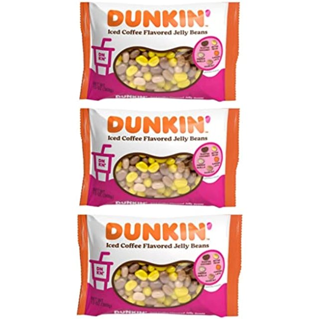 Dunkin Dunkin Iced Coffee Flavored Jelly Beans 13 Oz Per Bag Pack Of 3