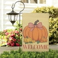 thumbnail image 3 of Fall Thanksgiving Garden Flag 12 x 18 Inch Double Sided Autumn Seasonal Flags for Outside Decorations Pumpkin Thankful Holiday Yard Outdoor Flag;, 3 of 5