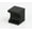 Black, variant on Alno A853-1 Contemporary 1" Solid Brass Notched Block Whistle Style Cabinet Knob / Drawer