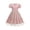 Pink, variant on Girls Tulle Princess Dresses Trendy Embroidery Flower Lace Puff Sleeve Crew Neck Gown for Pageant Wedding Birthday Party Graduation Dance Prom Beige 9-10 Years