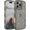 Glitter Clear Black, variant on Phone Case for iPhone 15,Cute Clear Curly Wavy Frame Wave Case with Sparkly Bling Glitter,Non-Yellowing Transparent Acrylic Hard PC Cover for iPhone 15,Glitter Clear