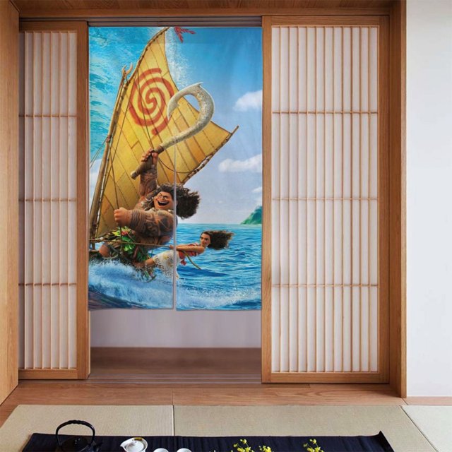 Cortinas opacas Moana para decoración del hogar, cortinas aislantes para ventanas, cortinas para dormitorios y salas de estar