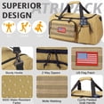 thumbnail image 3 of TRIPGEAR Large 40L 2-in-1 Convertible Sports Bag, Multi-functional Travel Duffle with Shoe Compartment for Daily Use, 3 of 11