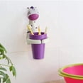 thumbnail image 2 of Organizador de baño para niños para divertirse cepillando los dientes Adorable soporte de cepillo de dientes con dibujos animados, 2 of 5