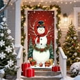 thumbnail image 4 of DAMAI Christmas Door Cover Xmas Banner, 70.8 x 35.4 inch Hanging Front Door Cover Christmas Decor Backdrop Hanging Banner for New Year Party Winter Holidays Xmas Decorations, 4 of 6