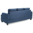 thumbnail image 6 of Glory Furniture Sandridge Microsuede Sofa in Navy Blue, 6 of 6