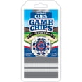 thumbnail image 2 of MasterPieces Casino Style 20 Piece 11.5 Gram Poker Chip Set MLB Chicago Cubs Silver Edition, 2 of 3
