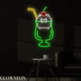 thumbnail image 4 of Glowneon Cocktail Cat Neon Sign, Cat In Cocktail Led Sign, Bar Decor, 4 of 5