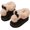 Black-08, variant on Snow Boots for Girls Cute Furry Rabbit Ears Warm Winter Fall Outdoor Activities Ankle Boots Non-Slip Sole Shoes