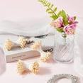 thumbnail image 3 of 1400 estambres de flores de 3 mm con cabezas dobles de perla, hechos a mano, para pistilo, flores artificiales, polen floral perlado., 3 of 9