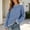 Light Blue, variant on Womens Striped Pullover Sweaters Crewneck Long Sleeve Drop Shoulder Oversized Knit Tops Casual Fall Winter Warm Slouchy Jumper Outerwear for Everyday