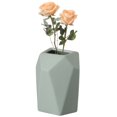 thumbnail image 6 of Decorative Ceramic Multi Paned Vase, Modern Style Centerpiece Table Vase, 6 of 6