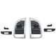 thumbnail image 1 of 1Pair Front Dashboard Air Conditioner AC Vent Outlet Grille Panel Cover for 2006-2015 4L0820901 4L0, 1 of 5