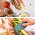 thumbnail image 3 of Kitchen Gad Set 5 Pieces, Space Saving Cooking Tools Cheese Grater, Bottle Opener, Fruit/vegetable Peeler, Pizza Cutter, Garlic/ginger Grinder, Stainl, 3 of 5
