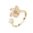 thumbnail image 4 of HONEYRAIN Butterfly Silver Anxiety Rings for Women Fidget Spinner Rings Sterling Silver Rotating Open Ring Real 925 Silver rings 1 Psc, 4 of 6