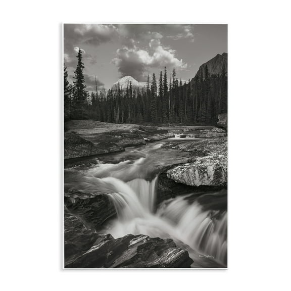 Stupell Industries Rocky Splashing River Landscape Photography Unframed Art Print Wall Art, 10 x 15