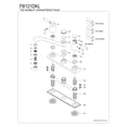 thumbnail image 4 of Kingston FB121DKL Kaiser Two-Handle 2-Hole 8" Centerset Kitchen Faucet in Polished Chrome, 4 of 5