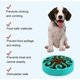 thumbnail image 5 of Comedero para perros a prueba de serpientes, comedero de alimentación lenta, comedero interactivo interesante, comedero duradero, no tóxico y ecológico (verde), 5 of 5