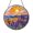 Acrylic 3.5 Inch, variant on Lavender Meadow Faux Stained Glass Window Decor, Violet Field Landscape Suncatcher Hanging with Serene Nature Style for Bright Living Spaces
