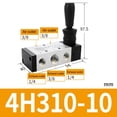 thumbnail image 3 of Air Manual Valve Pneumatic Control Valve Hand Lever Operated Control Valve, 3 of 6