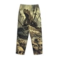 thumbnail image 3 of Lsque Epic Dragon Skull Scene Print Women's Pajama Pants, Lounge Pant - Comfortable Home Wear,Elastic Waistband, Stylish Design-XX-Large, 3 of 9