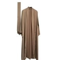 thumbnail image 4 of ZQUUVOU Women's Casual Dress Long Sleeve Loose Tie Waist Adjustable Maxi Midi Dresses Khaki,XL, 4 of 4