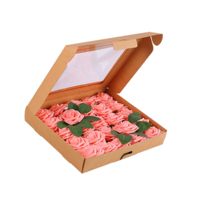 Caja de rosas artificiales Strade Fareast Limited 25 rosas para regalo